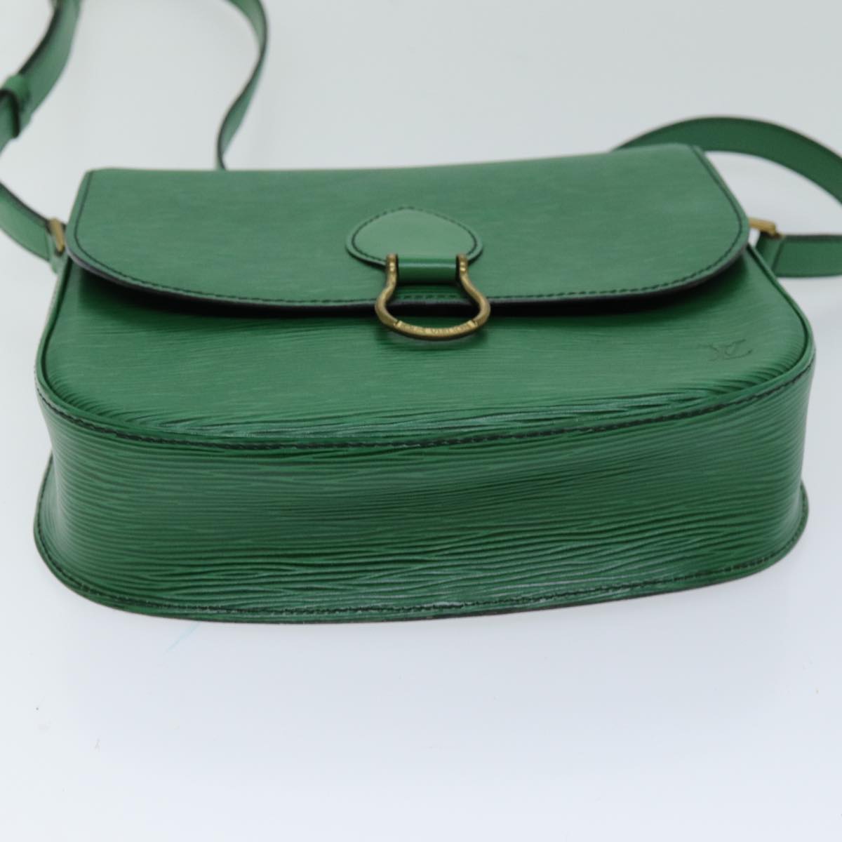 LOUIS VUITTON Epi Saint Cloud GM Shoulder Bag Green M52194 LV Auth 75168