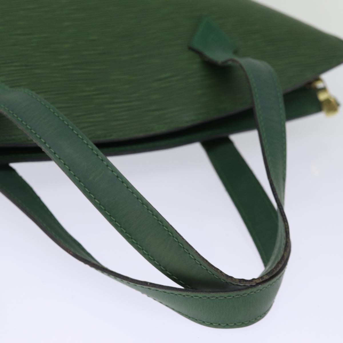 LOUIS VUITTON Epi Saint Jacques Hand Bag Green M52274 LV Auth 75193