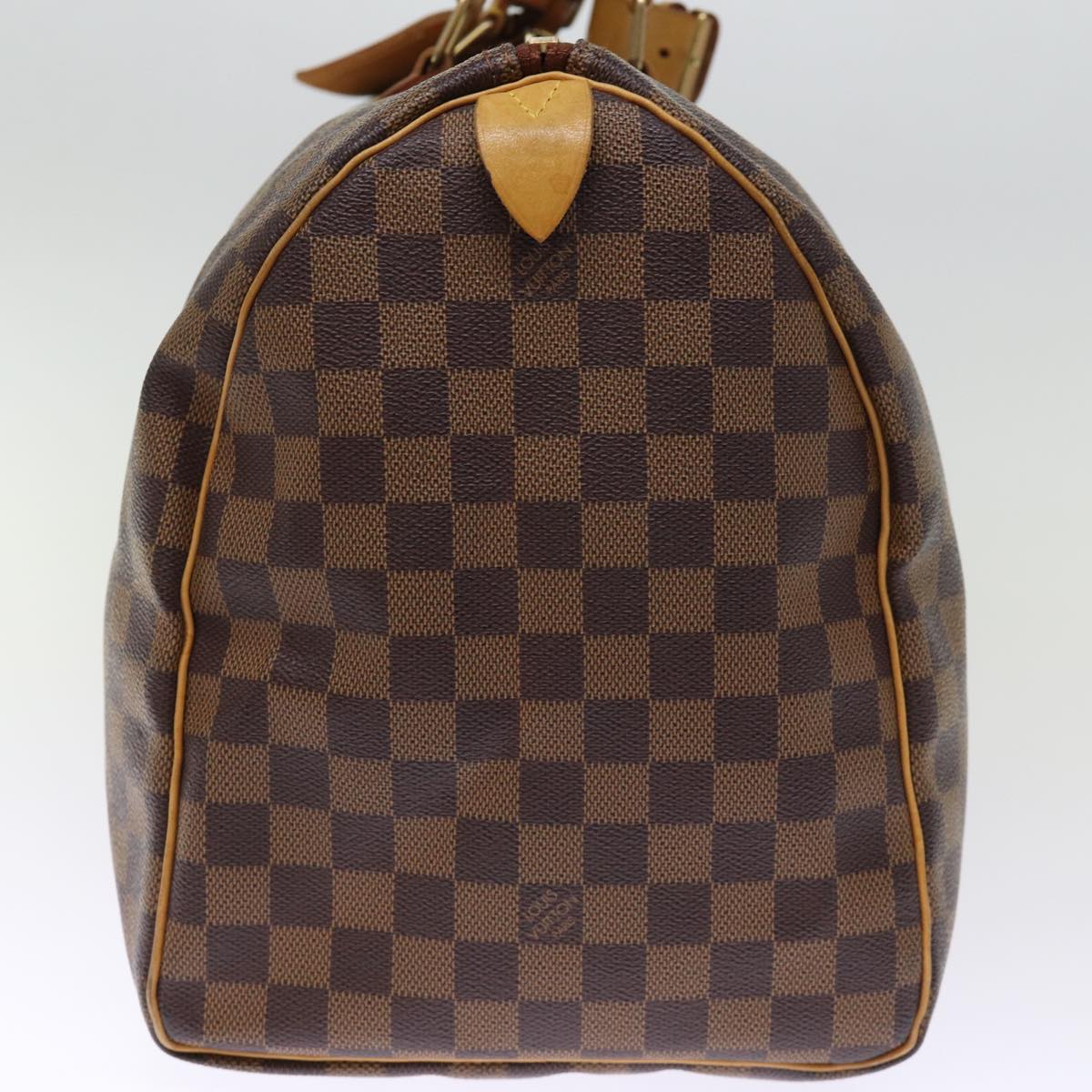 LOUIS VUITTON Damier Ebene Keepall 45 Boston Bag LV Auth 75198A