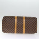 LOUIS VUITTON Damier Ebene Keepall 45 Boston Bag LV Auth 75198AV-5