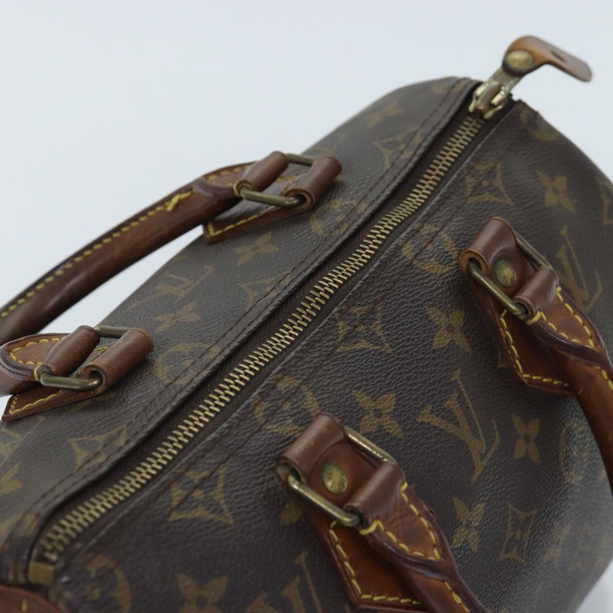 LOUIS VUITTON Monogram Speedy 25 Hand Bag M41528 LV Auth 75204