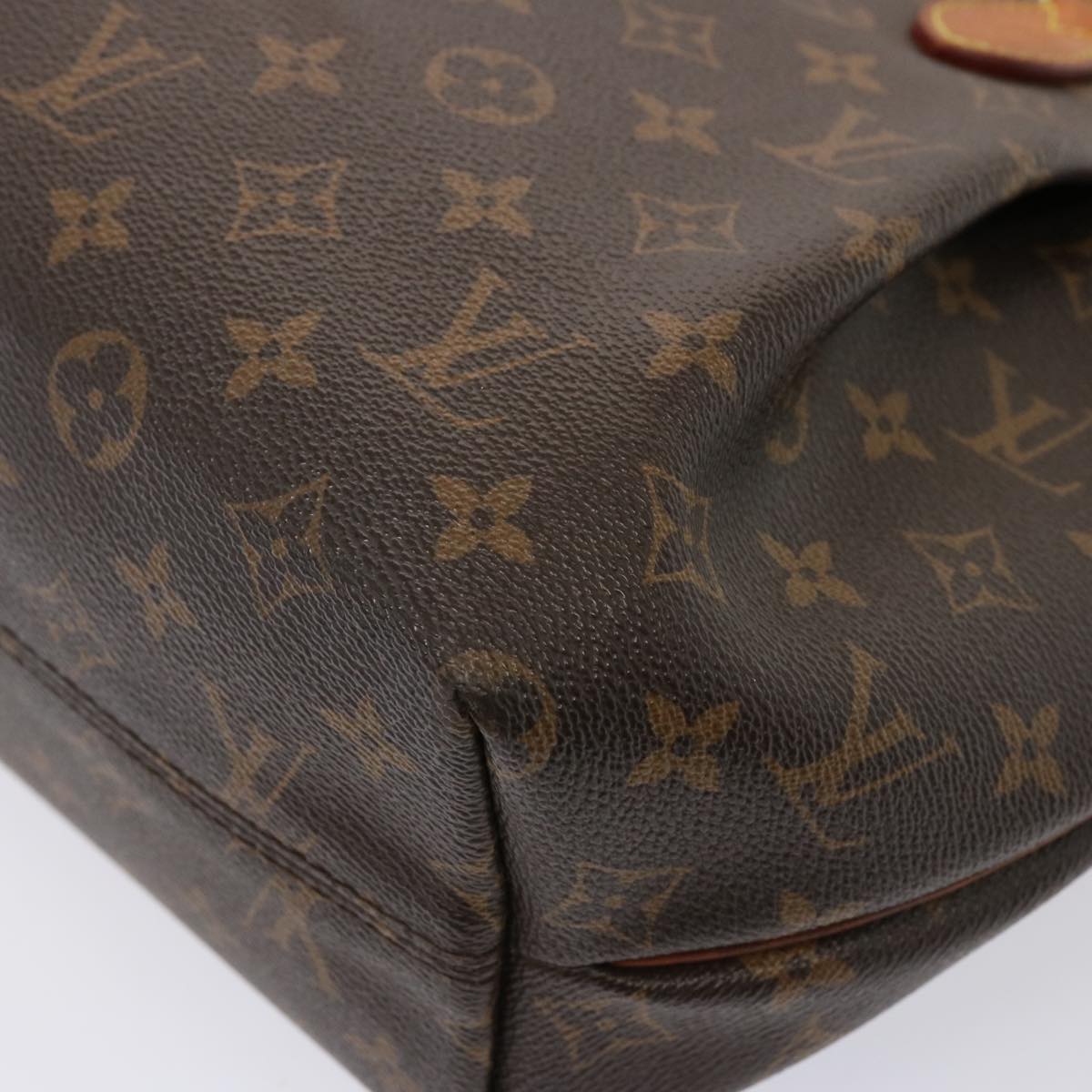 LOUIS VUITTON Monogram Turen PM Hand Bag 2way M48813 LV Auth 75208