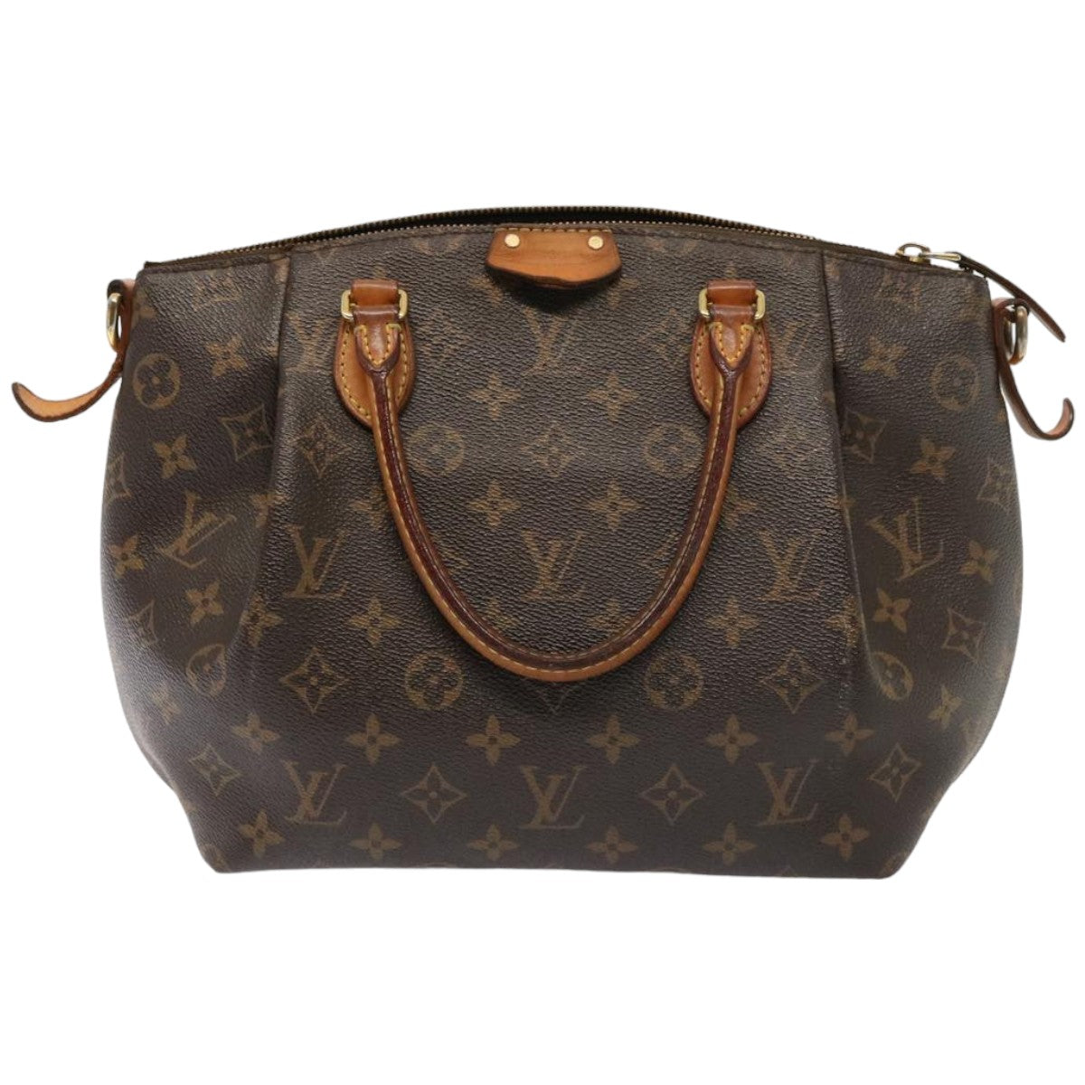 LOUIS VUITTON Monogram Turen PM Hand Bag 2way M48813 LV Auth 75208