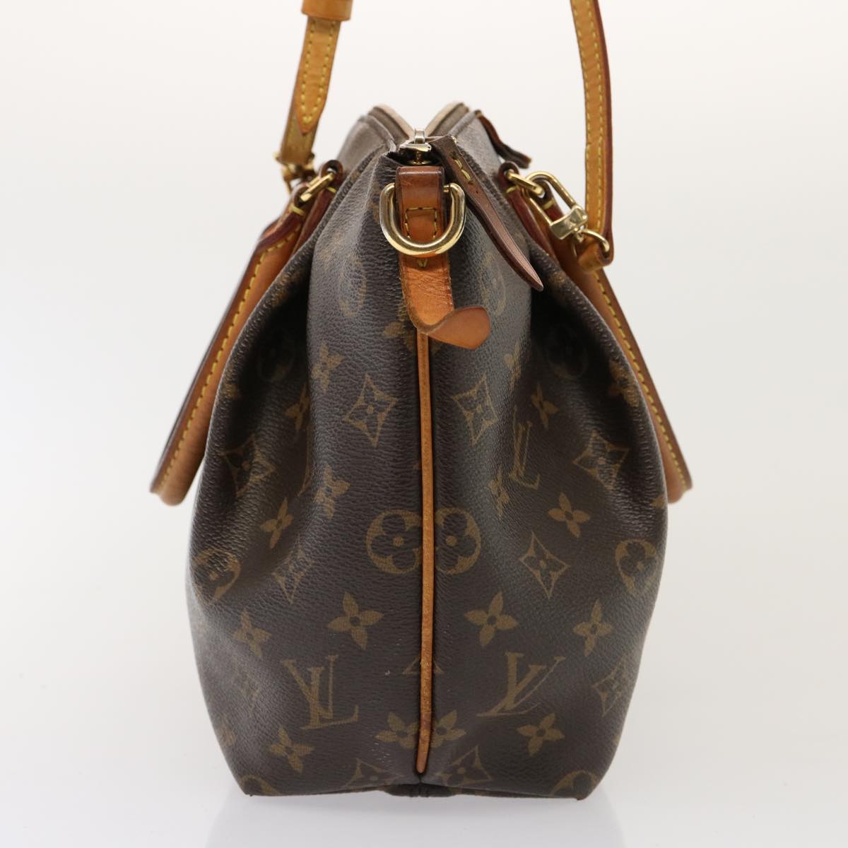 LOUIS VUITTON Monogram Turen PM Hand Bag 2way M48813 LV Auth 75208