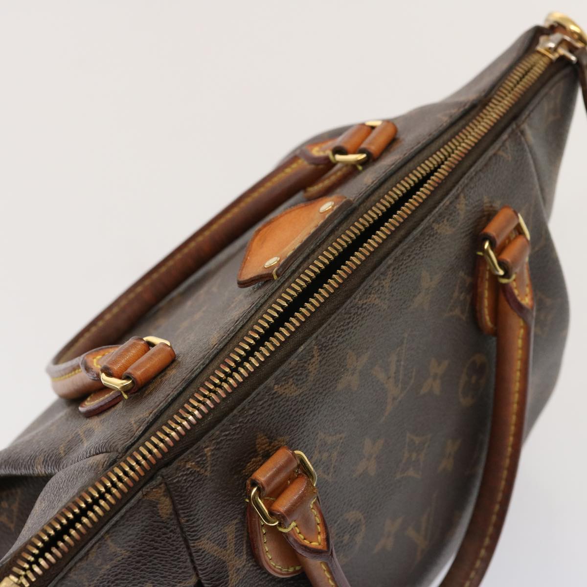 LOUIS VUITTON Monogram Turen PM Hand Bag 2way M48813 LV Auth 75208