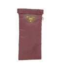 PRADA Glasses Case Nylon Pink Auth 75213-1