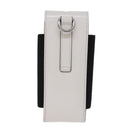PRADA Cell Phone Case Patent leather White Auth 75214V-2