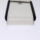 PRADA Cell Phone Case Patent leather White Auth 75214V-6