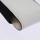 PRADA Cell Phone Case Patent leather White Auth 75214V-7