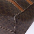 CELINE Macadam Canvas Hand Bag PVC Brown Auth 75226-15