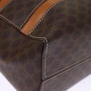 CELINE Macadam Canvas Hand Bag PVC Brown Auth 75226-16
