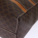 CELINE Macadam Canvas Hand Bag PVC Brown Auth 75226-17