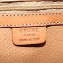 CELINE Macadam Canvas Hand Bag PVC Brown Auth 75226-18
