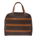 CELINE Macadam Canvas Hand Bag PVC Brown Auth 75226-13