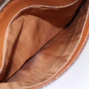 CELINE Macadam Canvas Hand Bag PVC Brown Auth 75226-22