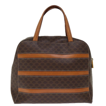 CELINE Macadam Canvas Hand Bag PVC Brown Auth 75226 - 0