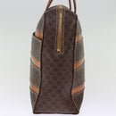 CELINE Macadam Canvas Hand Bag PVC Brown Auth 75226-4