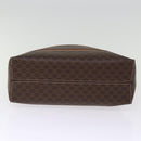 CELINE Macadam Canvas Hand Bag PVC Brown Auth 75226-5