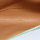 CELINE Shoulder Bag Leather Green Auth 75227AV-10