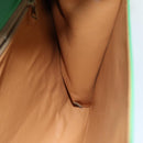 CELINE Shoulder Bag Leather Green Auth 75227AV-21