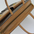 CELINE Macadam Canvas Tote Bag PVC Brown Auth 75236-6