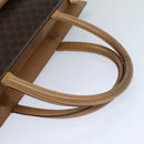 CELINE Macadam Canvas Tote Bag PVC Brown Auth 75236-20