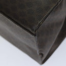 CELINE Macadam Canvas Tote Bag PVC Brown Auth 75236-28