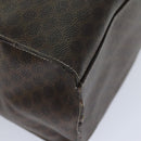 CELINE Macadam Canvas Tote Bag PVC Brown Auth 75236-30