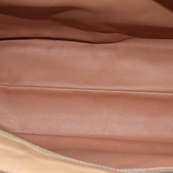 CELINE Macadam Canvas Tragetasche PVC Braun Auth 75236