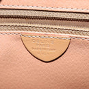 CELINE Macadam Canvas Tote Bag PVC Brown Auth 75236-42