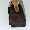 CELINE Macadam Canvas Tote Bag PVC Brown Auth 75236-17