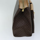 CELINE Macadam Canvas Tote Bag PVC Brown Auth 75236-4