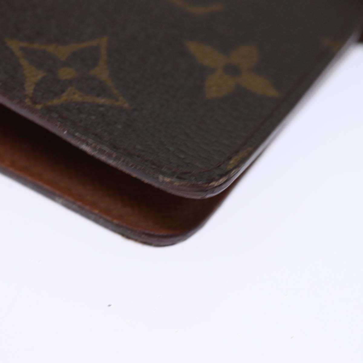 LOUIS VUITTON Monogram Agenda MM Day Planner Cover R20105 LV Auth 75251