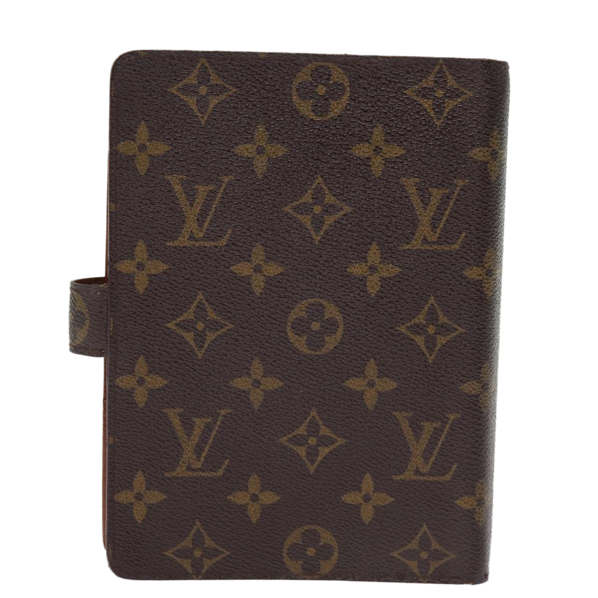 LOUIS VUITTON Monogram Agenda MM Day Planner Cover R20105 LV Auth 75251