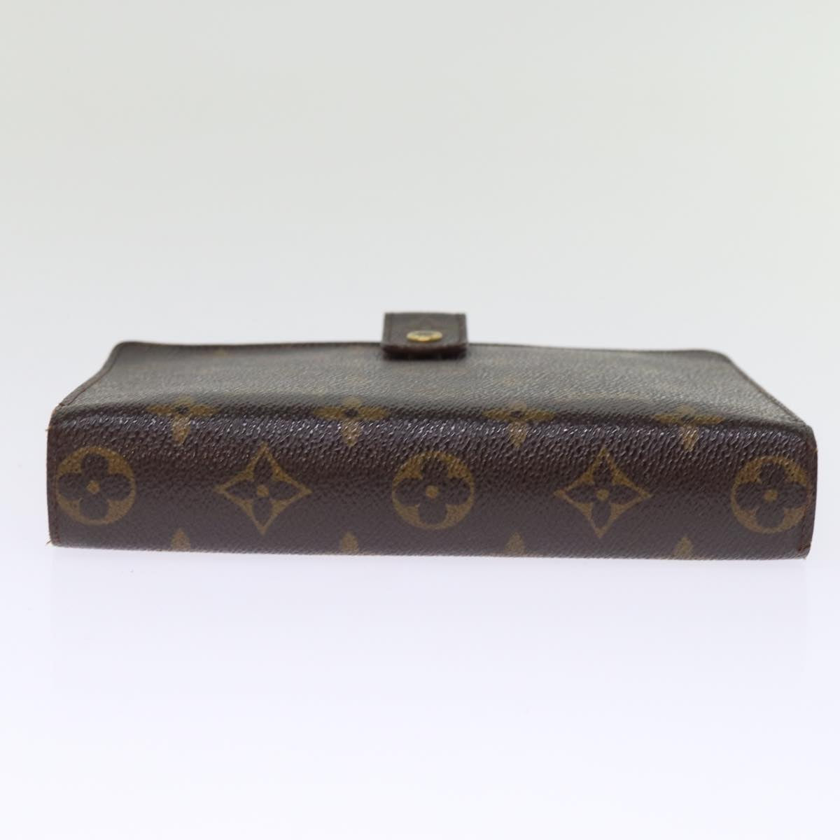 LOUIS VUITTON Monogram Agenda MM Day Planner Cover R20105 LV Auth 75251