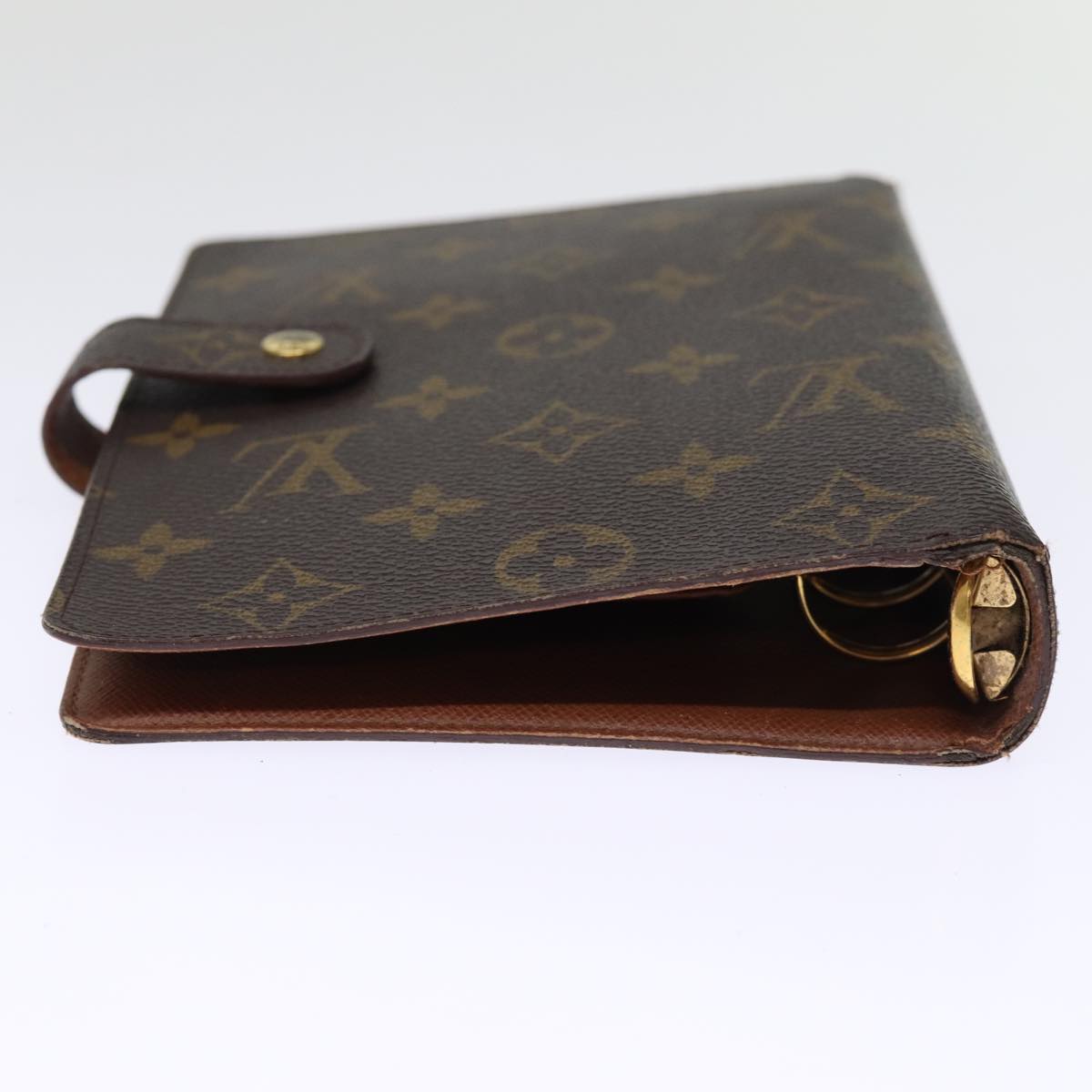 LOUIS VUITTON Monogram Agenda MM Day Planner Cover R20105 LV Auth 75251