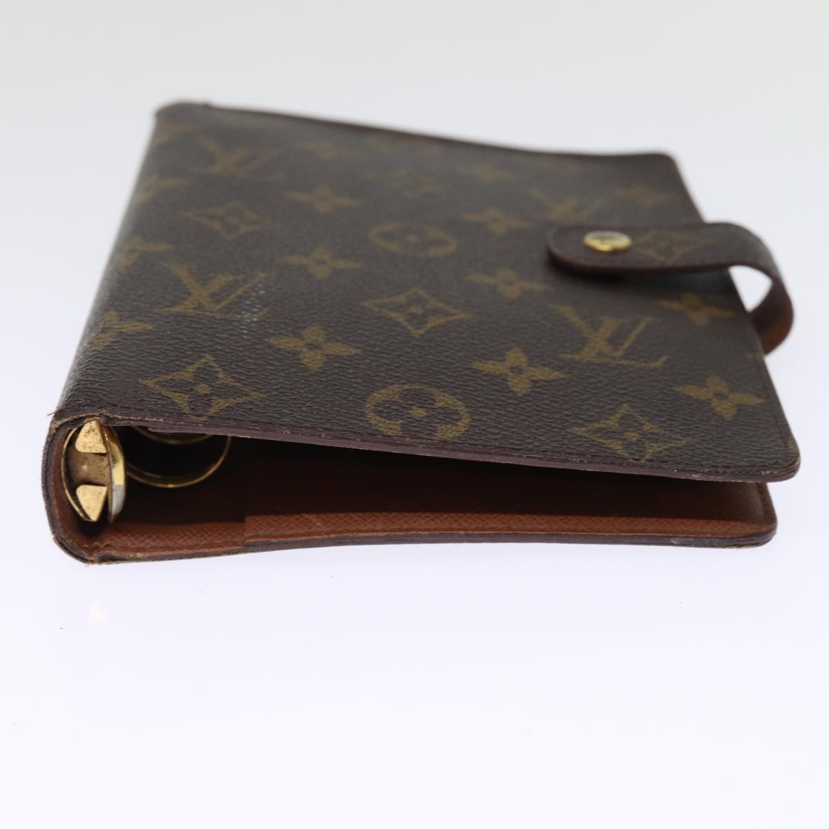 LOUIS VUITTON Monogram Agenda MM Day Planner Cover R20105 LV Auth 75251