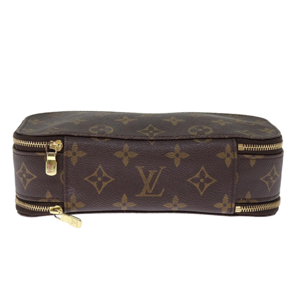 LOUIS VUITTON Monogram Trousse Brush MG Cosmetic Pouch M47505 LV Auth 75252 - 0