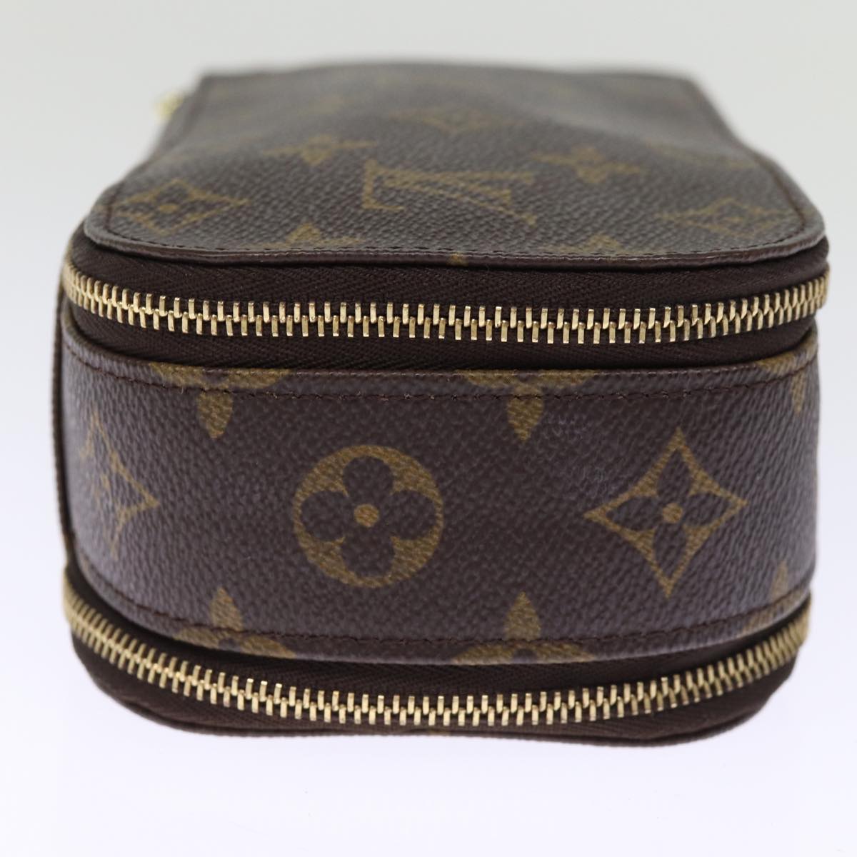 LOUIS VUITTON Monogram Trousse Brush MG Cosmetic Pouch M47505 LV Auth 75252