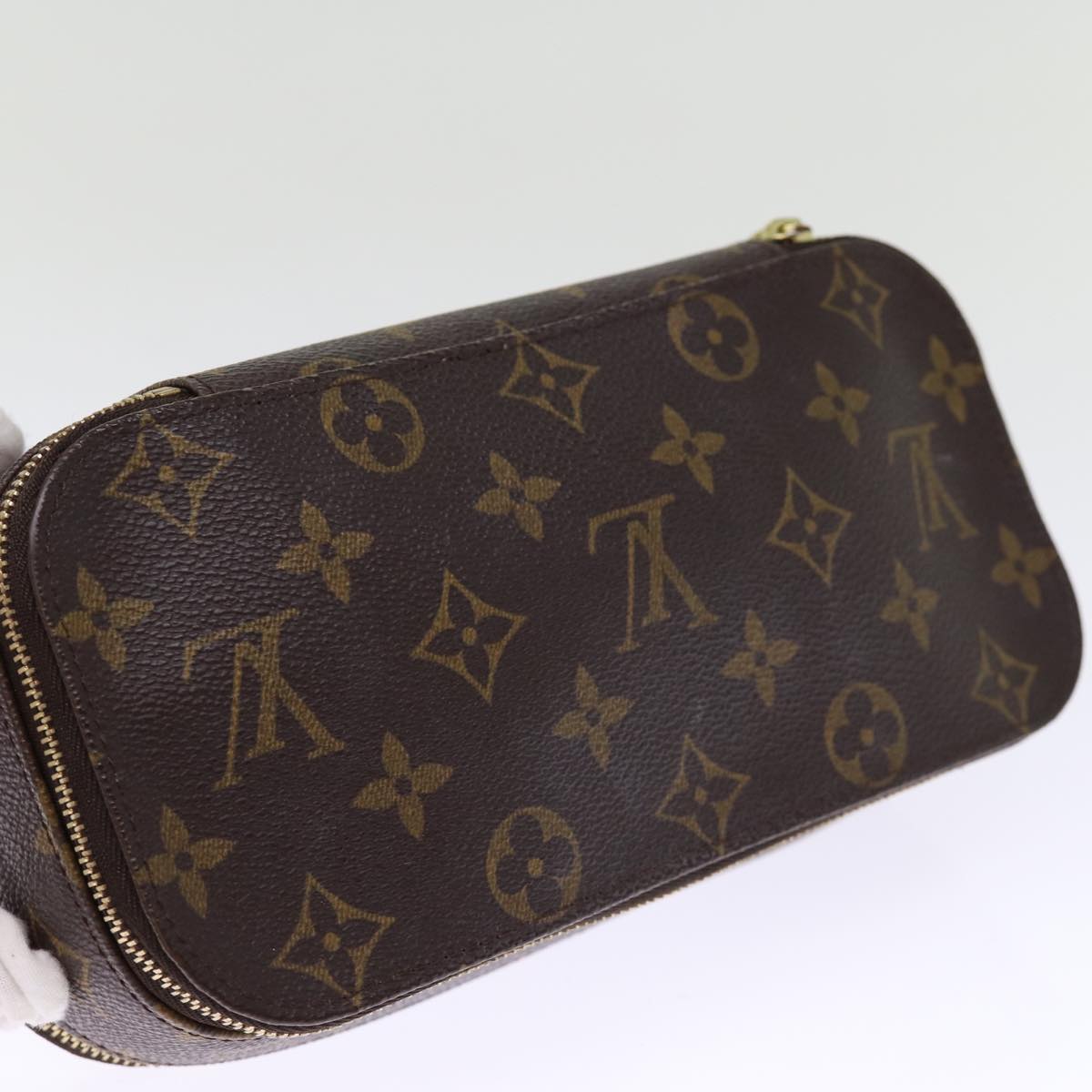 LOUIS VUITTON Monogram Trousse Brush MG Cosmetic Pouch M47505 LV Auth 75252