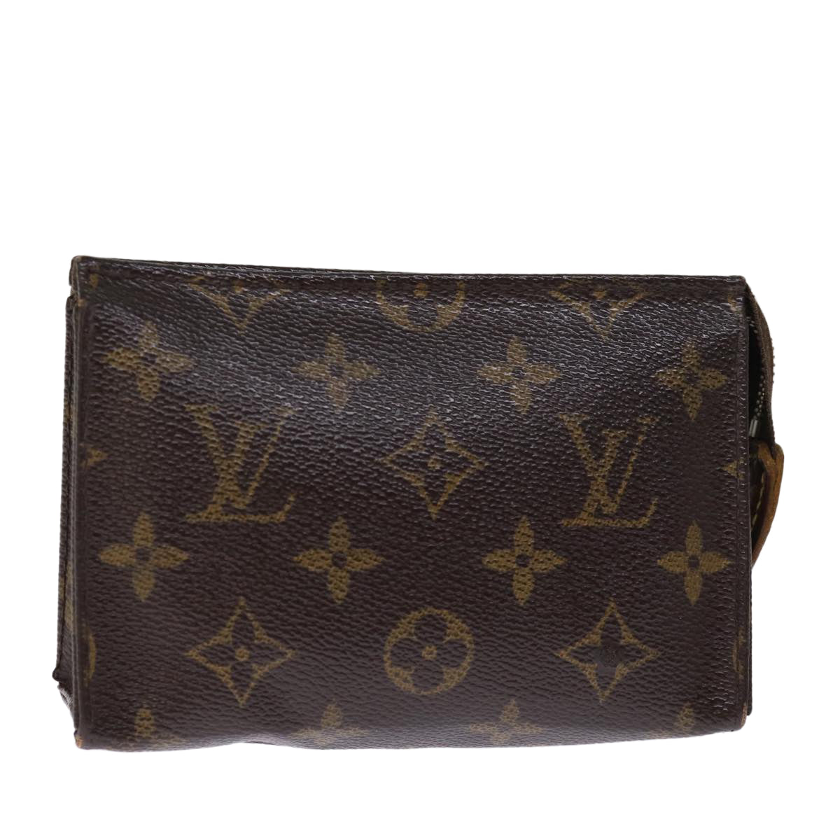 LOUIS VUITTON Monogram Poche Toilette 15 Pouch M47546 LV Auth 75253