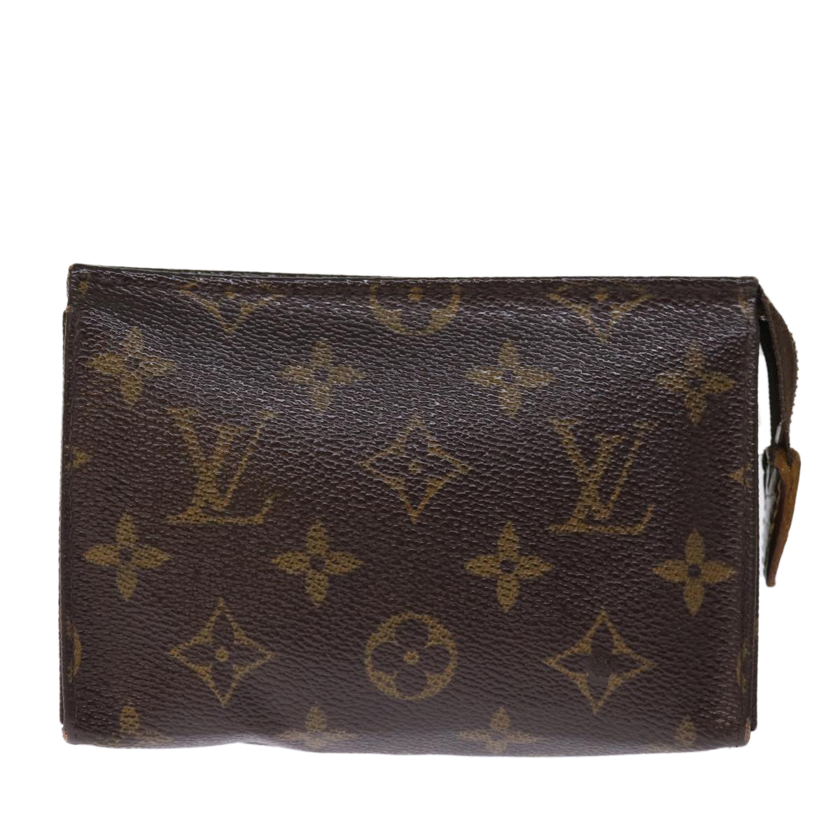 LOUIS VUITTON Monogram Poche Toilette 15 Pouch M47546 LV Auth 75253