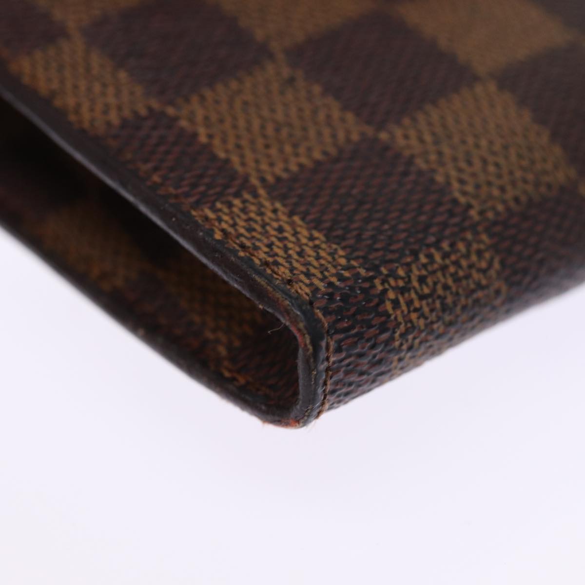 LOUIS VUITTON Damier Ebene Marais Pouch LV Auth 75254