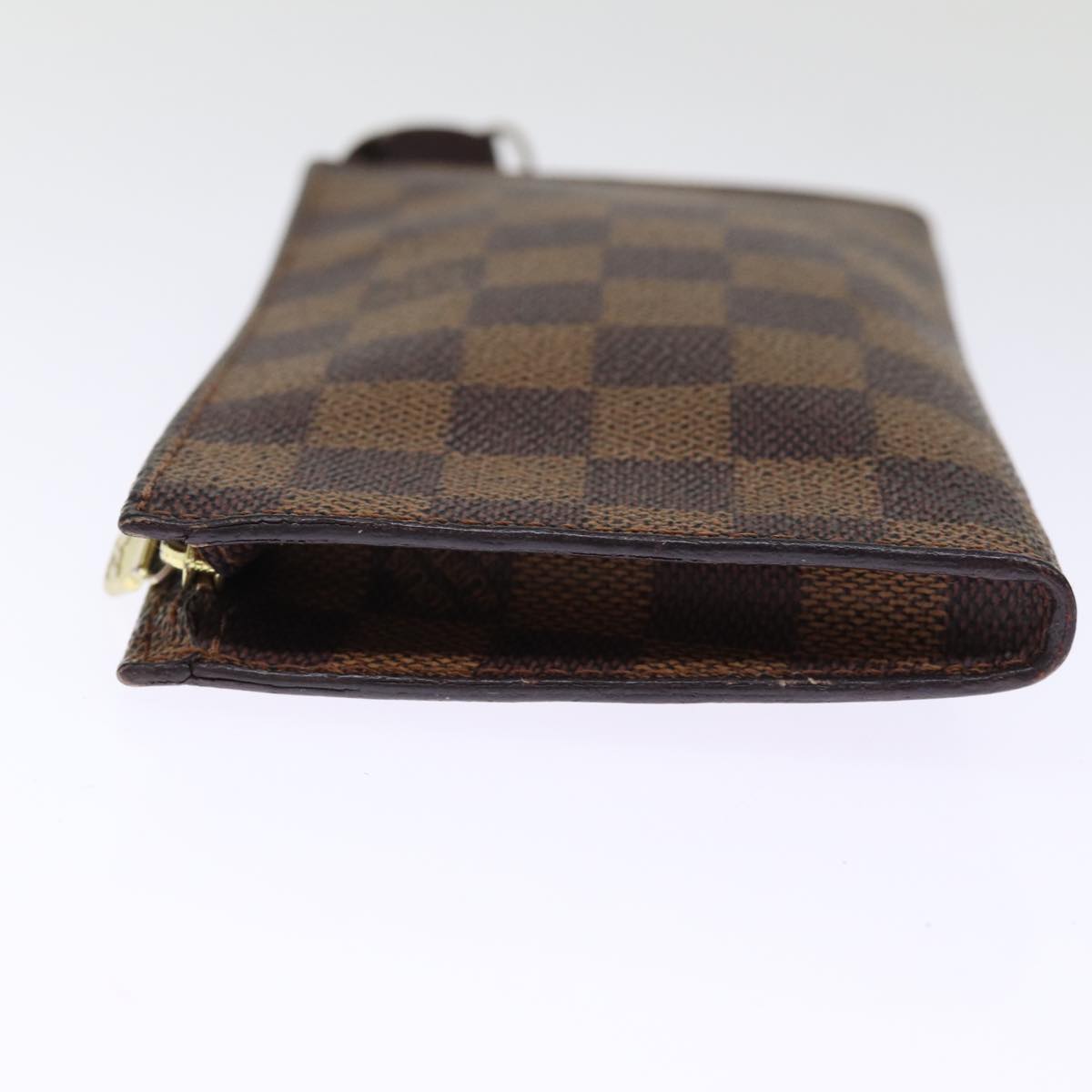 LOUIS VUITTON Damier Ebene Marais Pouch LV Auth 75254