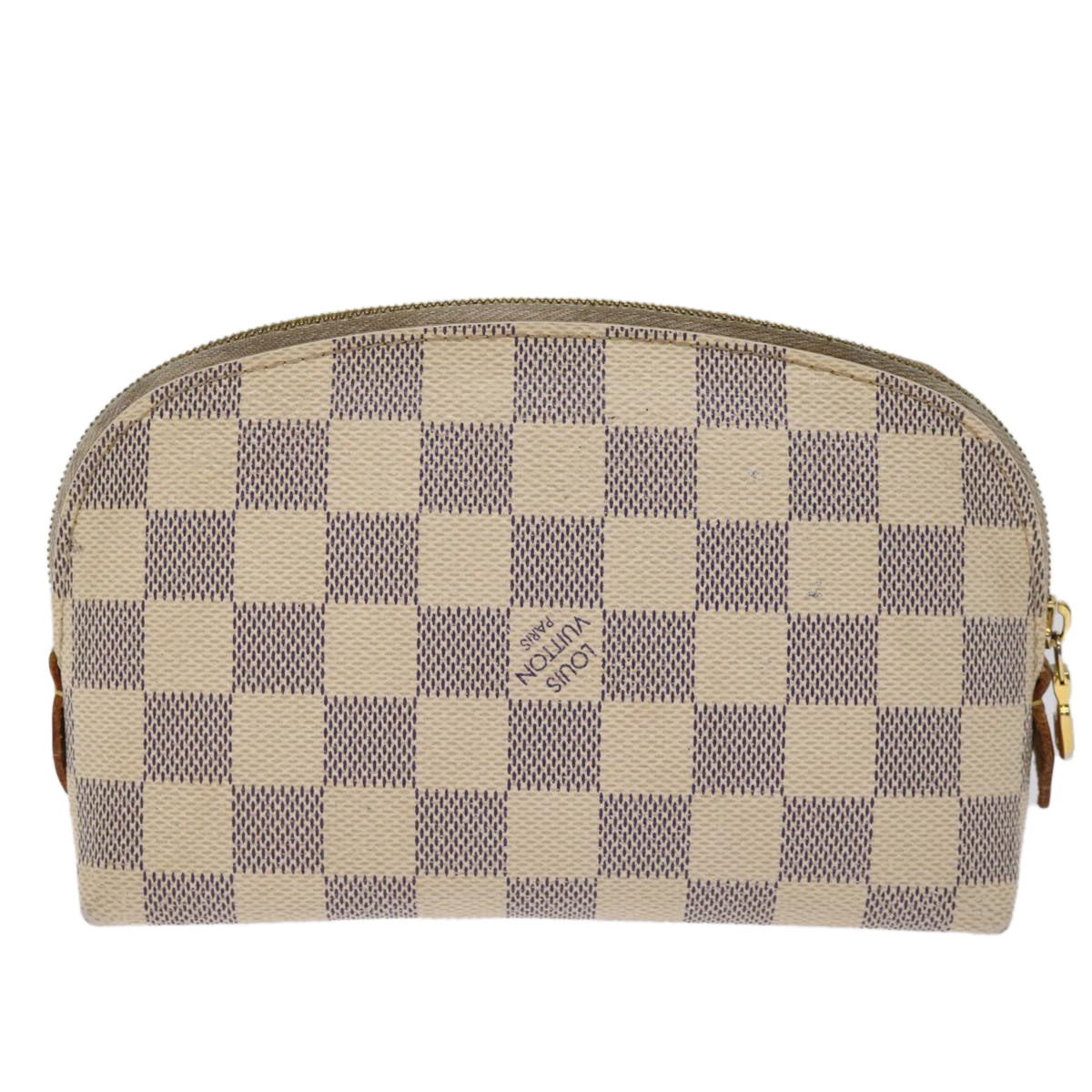 LOUIS VUITTON Damier Azur Pochette Cosmetic PM Pouch N60024 LV Auth 75259 - 0