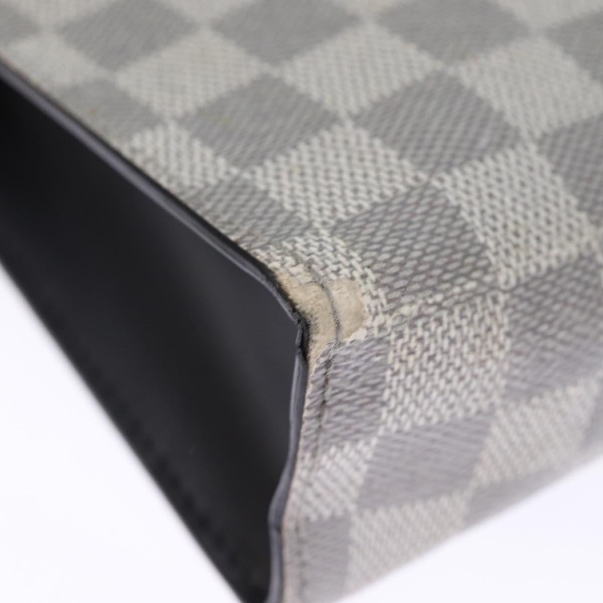 LOUIS VUITTON Damier Graphite 3D Pochette Voyager MM Bag N60443 LV Auth 75261