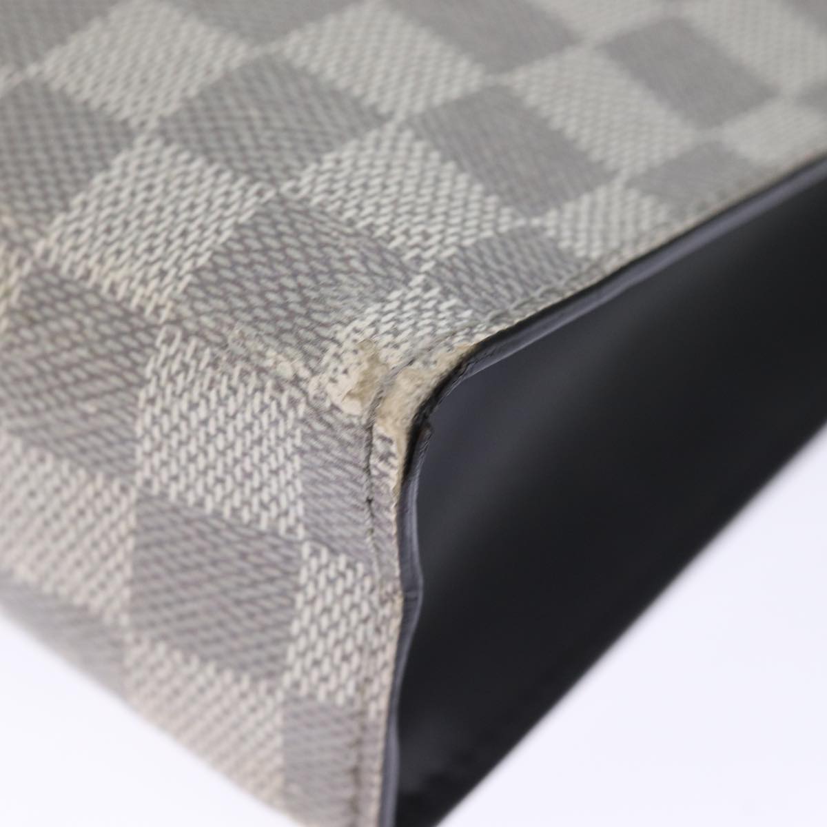 LOUIS VUITTON Damier Graphite 3D Pochette Voyager MM Bag N60443 LV Auth 75261