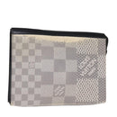 LOUIS VUITTON Damier Graphite 3D Pochette Voyager MM Bag N60443 LV Auth 75261-1