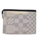 LOUIS VUITTON Damier Graphite 3D Pochette Voyager MM Bag N60443 LV Auth 75261-2