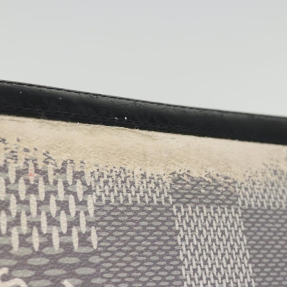 LOUIS VUITTON Damier Graphite 3D Pochette Voyager MM Tasche N60443 LV Auth 75261